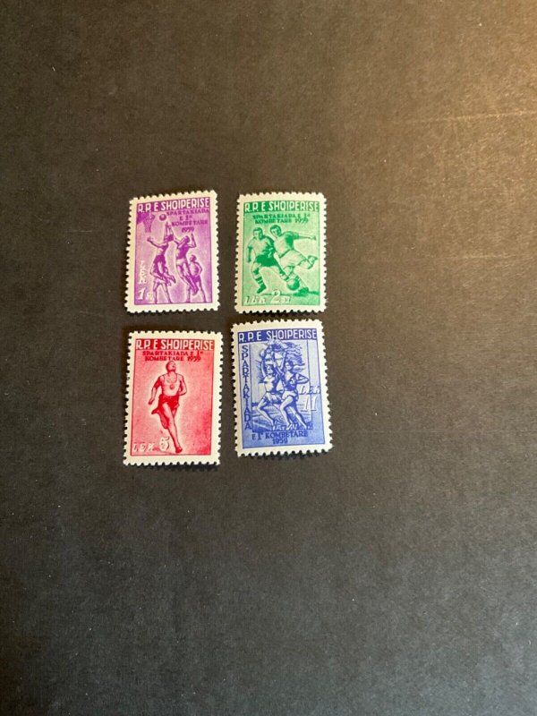 Albania Scott #544-7 never hinged