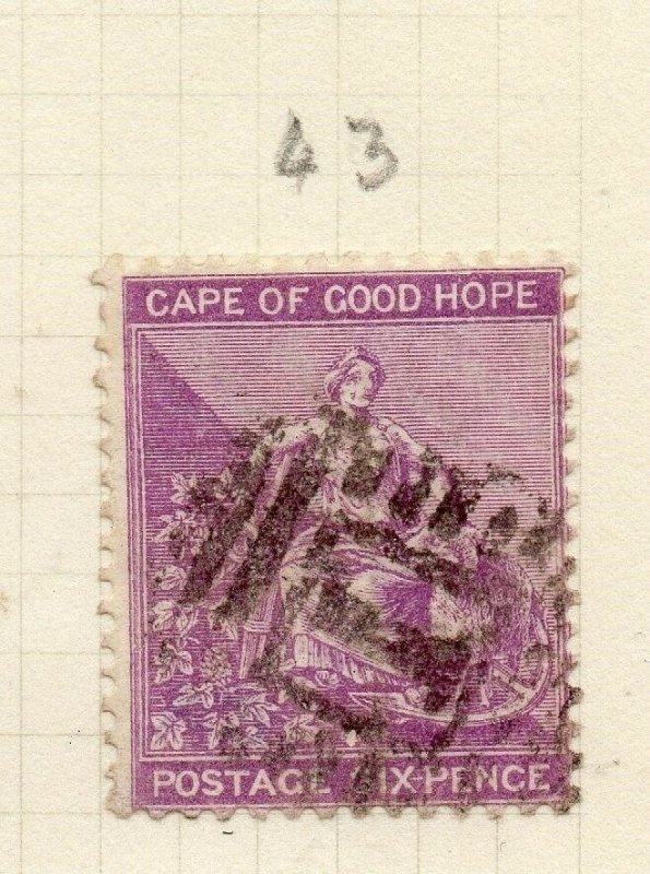 Cape of Good Hope 1882 Early Issue Fine Used 6d. 284464