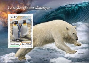 Niger - 2018 Global Warming - Stamp Souvenir Sheet - NIG18417b