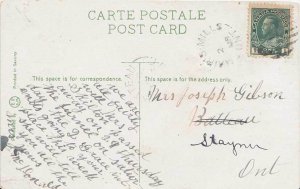 Canada 1c Green KGV Admiral 1912 Mair's Mills, Ont. 1897-1912 split ring PPC ...