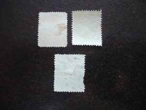 Stamps - Dutch East Indies - Scott# 9, 17, 21 - Used 3 Stamps