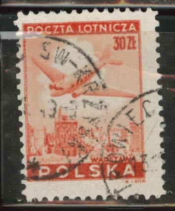 Poland Scott C18 Used 1946 airmail