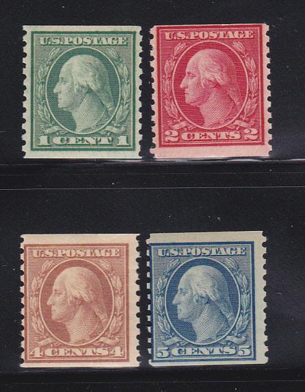 United States 490, 492, 495-496 MNH George Washington