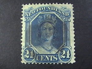 NEW FOUNDLAND # 31-USED----BLUE----1868-94