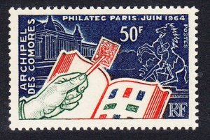 Comoro Is. 'Philatec' Intl Philatelic Exhibition 1964 MNH SC#60 SG#41 MI#60