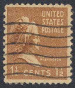 USA  SC#  805   Used 1938 Martha Washington   see scan