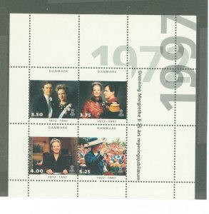 Denmark #1066a Mint (NH) Souvenir Sheet (Queen)