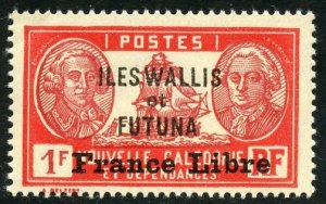 Wallis & Futuna Scott 117 MF-VFNHOG - New Caledonia Overprint - SCV $5.50