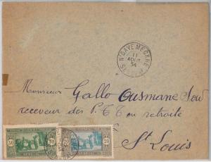 SENEGAL -  POSTAL HISTORY: COVER with nice postmark: N'GAYEMECKHE 1934