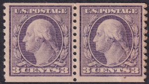 #456 Mint OG, XF, Pair (CV $575) (CV $250 - ID50333) - Joseph Luft