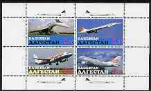 DAGESTAN - 1998 - Concorde - Perf 4v Sheet -Mint Never Hinged-Private Issue