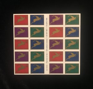 3363a Booklet Pane of 20 Unfolded, MNH