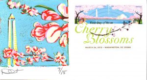 #4651-52 Cherry Blossoms Curtis FDC