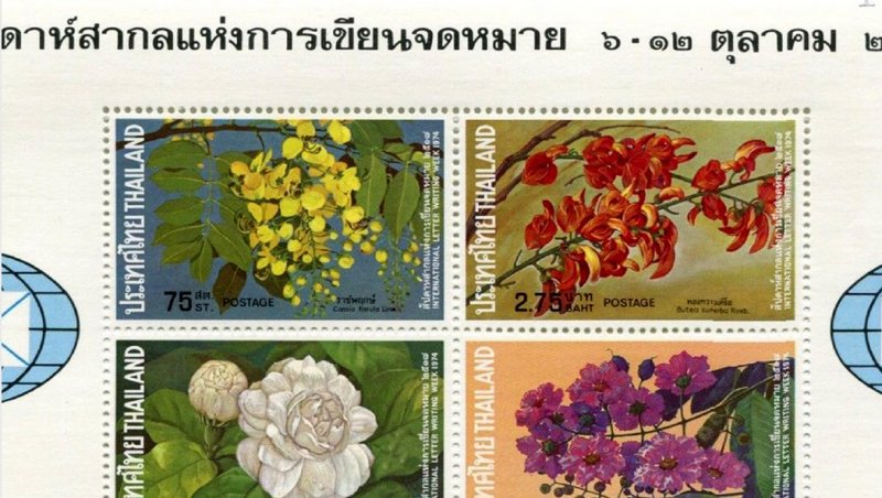 COLOR PRINTED THAILAND 1971-1999 STAMP ALBUM PAGES (245 illustrated pages)