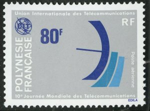 1978 French Polynesia 254 Satellite Dish / ITU 6,50 €