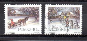Poland 3322-3323 used