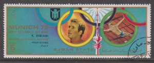 UAE Ajman Unlisted Munich Olympians 1972