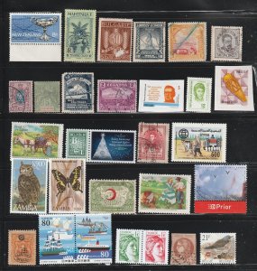 Worldwide Lot AC - No Damaged Stamps. All The Stamps All In The Scan