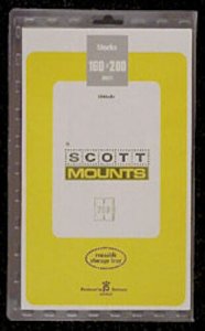 Scott/Prinz Pre-Cut Souvenir Sheets Small Panes Stamp Mounts 160x200 #964 Black