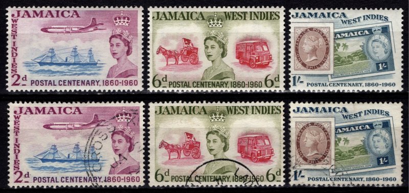 Jamaica 1960 Stamp Centenary, Set [Unused / Used]