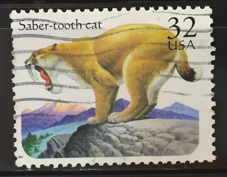 US #3080 Used F/VF - Saber-Tooth Cat 32c