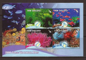 2007 New Zealand - Sc 2161 - used VF - Mini Sheets - Greetings Stamps