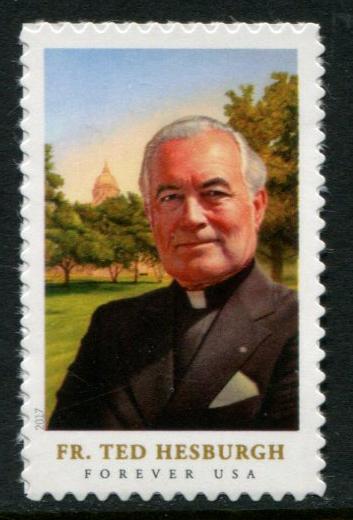 5241 US (49c) Fr Ted Hesburgh SA, MNH