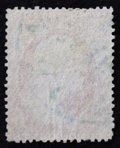 U.S. Used Stamp Scott # 25 3c Washington. Blue Town Cancel. Scott: $175.00