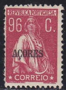 Azores # 219, Ceres Issue, Hinged, Third Cat