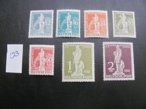 GERMANY BERLIN 1949 MNH SC 9N35-41 SET XF $575 (123)