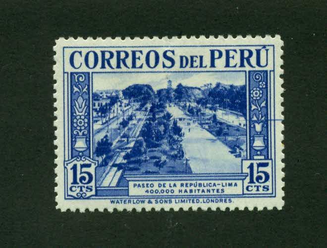 Peru 1936 SC# 362 MH SCV (2014) = $0.90