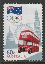 2012 Australia - Sc 3709 - used VF - 1 single - London Olympics