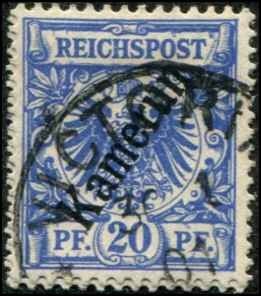 German Cameroun SC# 4 Germany o/p 20pf Used