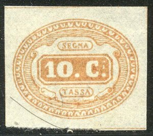 ITALY #J1 Mint - 1863 10c Yellow