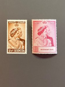 Bermuda 133-134 F-VF MLH. Scott $ 47.75