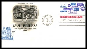 #U606 Small Business  Stamped Envelope – Artcraft Cachet