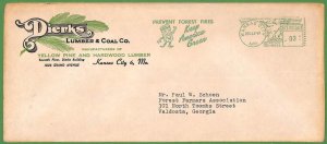 ZA1549 - USA  - POSTAL HISTORY - MECHANICAL POSTMARK on cover FOREST FIRES  1949