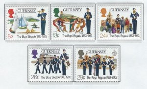 Guernsey   mnh sc 255-259