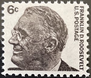 Scott #1284 1966 6¢ Prominent Americans Franklin D. Roosevelt MNH OG VF/XF