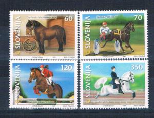 Slovenia 353-56 Unused set Horses 1999 (S0988)