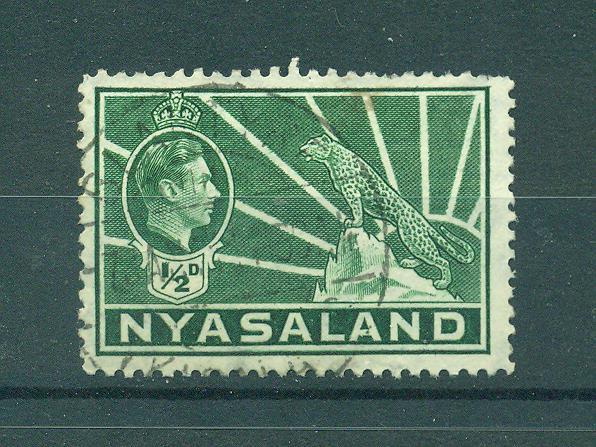 Nyasaland Protectorate sc# 54 used cat val $2.00