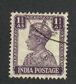 India;  Scott 172A; 1942; Used