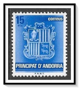 Andorra Spanish #138 Coat Of Arms MNH