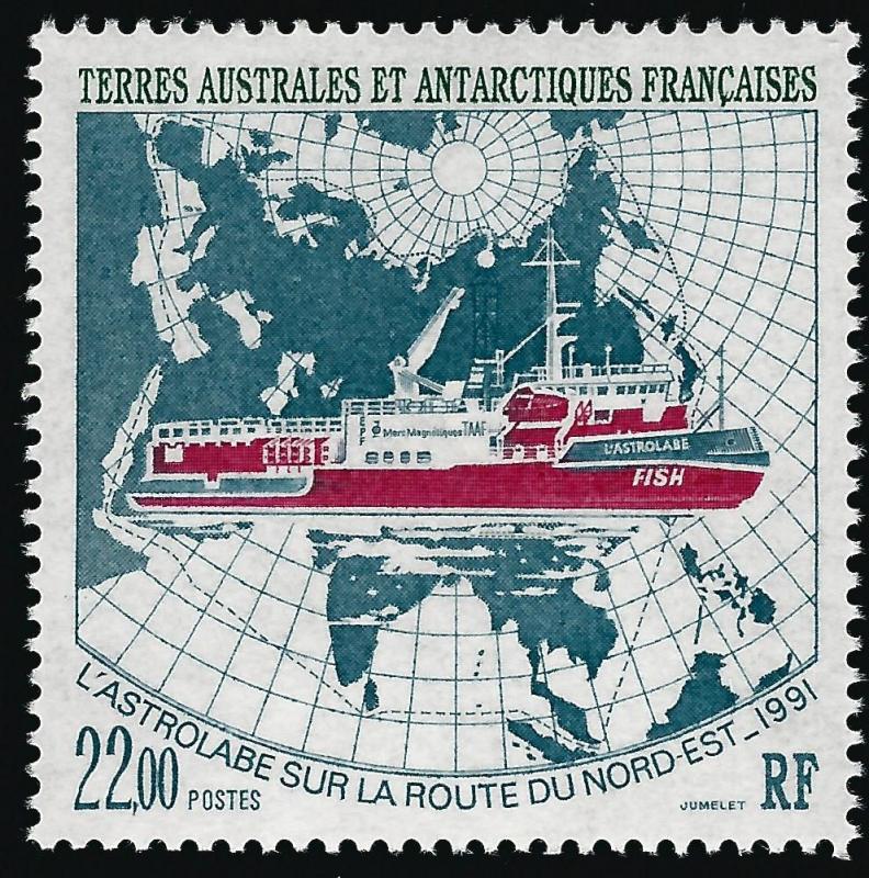 Dramatic FSAT TAAF #193 MNH VF...Antarctic or bust!