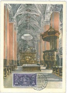 14726 - VATICAN - MAXIMUM CARD - ARCHITECTURE: - 1958-