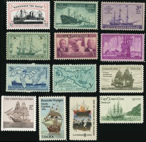 USA Boat Ships Marine Transportation Topical Postage Stamp Collection Mint NH