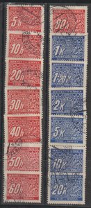 Czechoslovakia Bohemia and Moravia SC  J1-14  Used