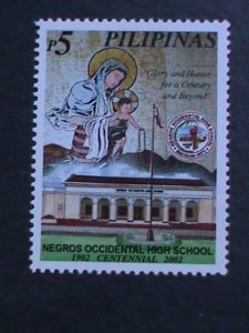 ​PHILIPPINES 2002-SC#2783 CENTENNERY OF NEGROS OCCIDENTAL HIGH SCHOOL. MNH VF