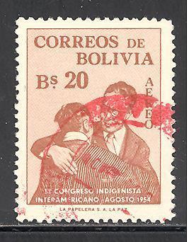 Bolivia C176 used SCV $ 0.25 (DT)