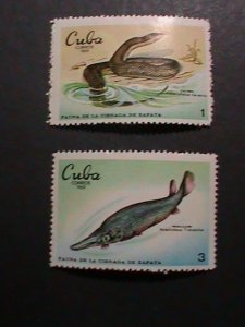 CUBA- RARE FISH AND SNAKE MNH-VF WE SHIP TO WORLD WIDE WE COMBINED SHIPPING